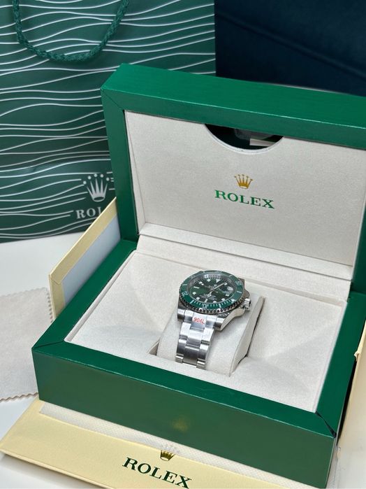 Годинник ролекс rolex submariner date green