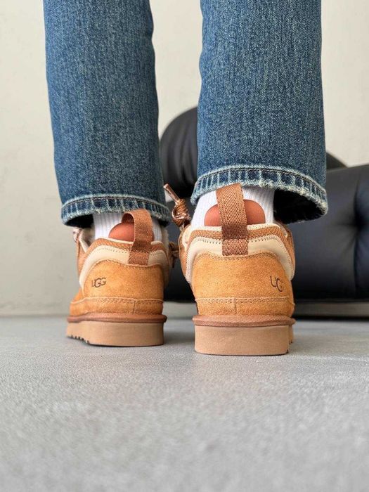 Уггі 36-45 UGG Lowmel Sneaker Chestnut premium угги
