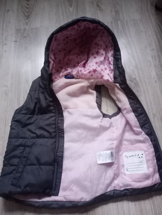 Kamizelka bezrękawnik dziewczęcy