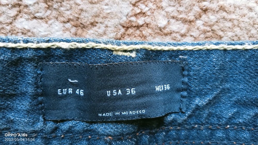 spodnie jeansowe męskie zara 36
