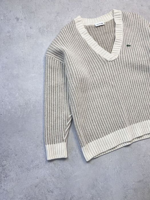 Жіночий Светр Lacoste V-горло L
