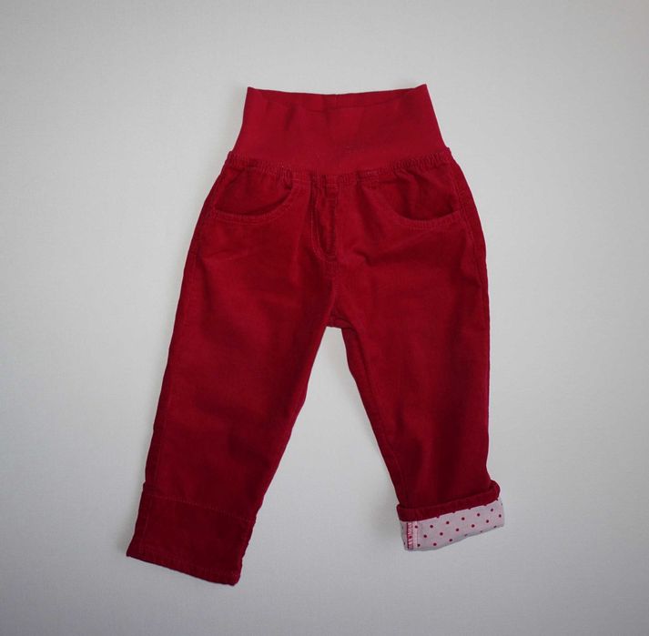 Bordowe spodenki  Lupilu   80