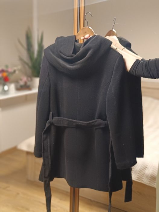 Płaszcz czarny damski "Bartosz"