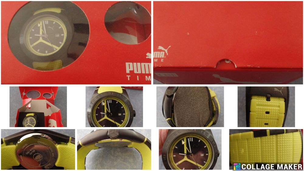 Relógio Puma modelo 101841 – NOVO, nunca usado (caixa vermelha)