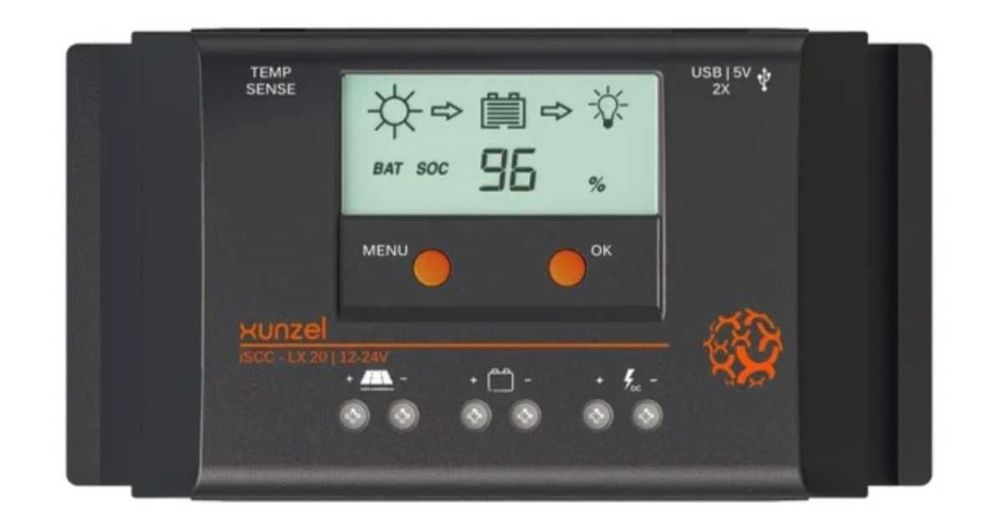 Painel solar+cotroladora novo