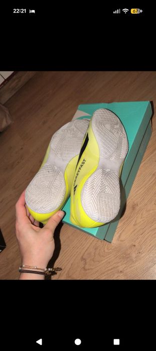 Chuteiras Adidas Crazy Fast Amarelo Fluorescente