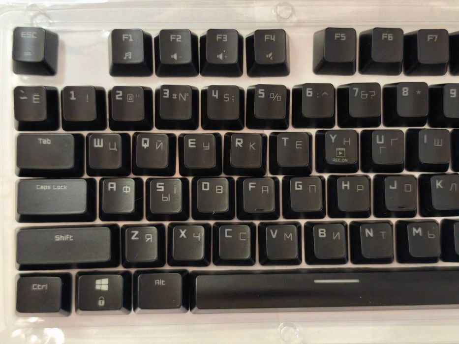 Кейкапи Hator Rockfall EVO HTK-610 (104 кл., ABS, Cherry MX) — оригінал