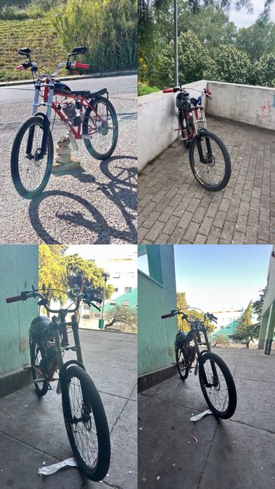 Bicicleta com motor 2 tempos
