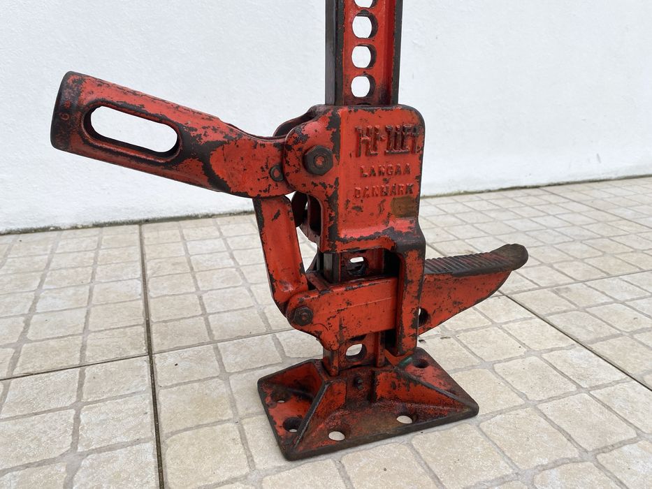 Macaco Hi-Lift jack Langaa Dinamarca 1950s