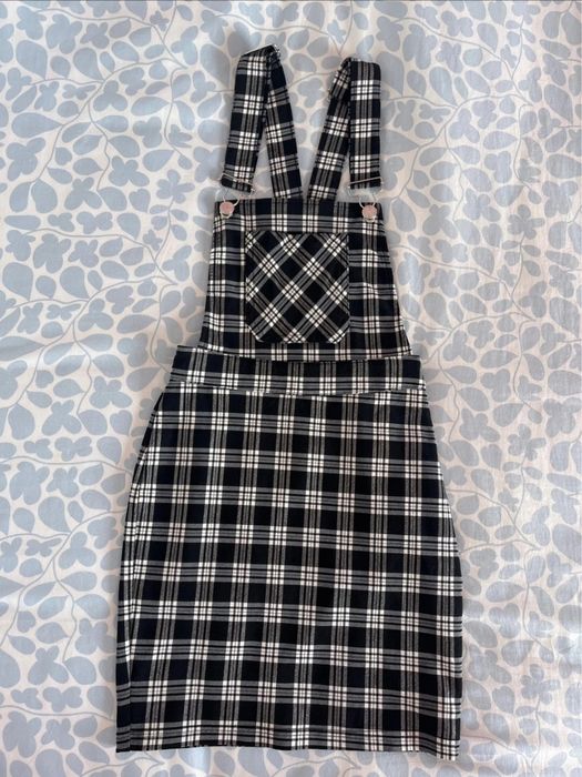 Vestido curto  xadrez