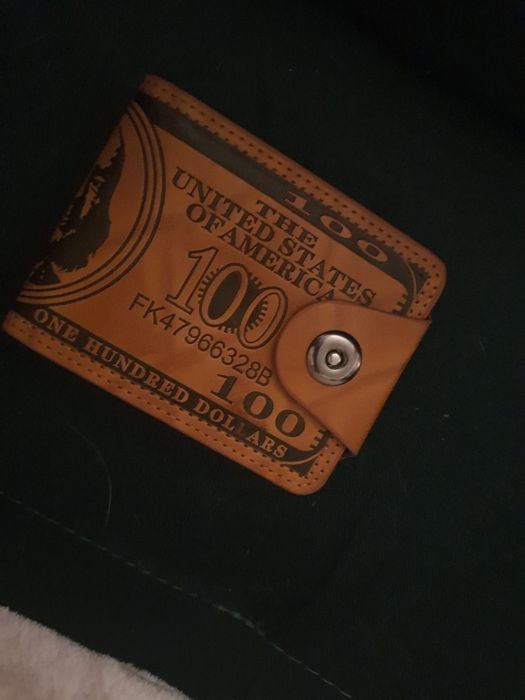 Portfel Damski Męski Camel 100 Dolarów Sto Dollars