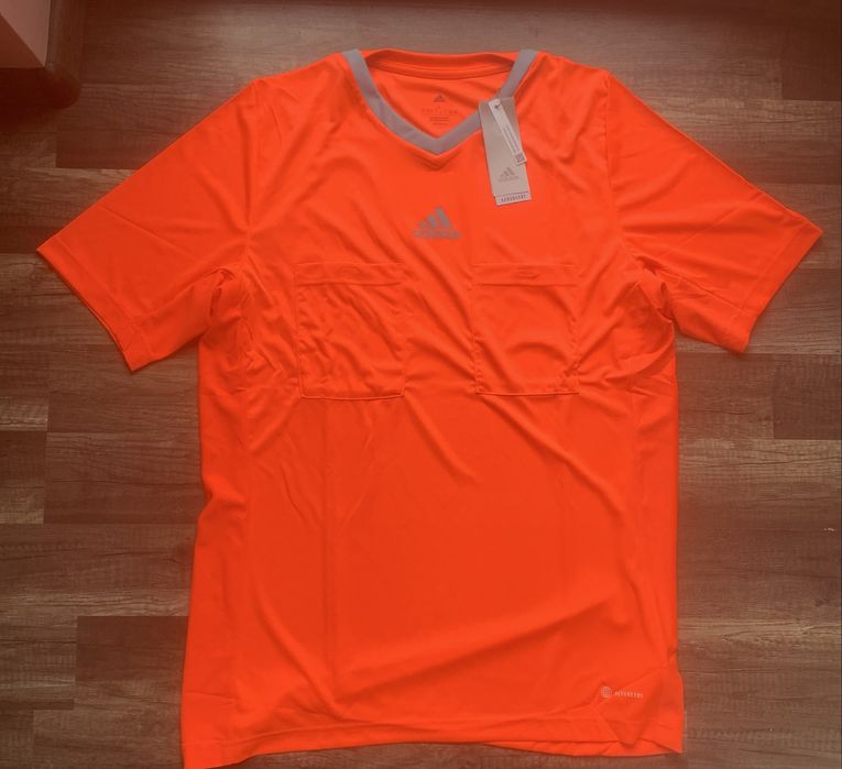 Koszulka sędziowska Adidas czarna/pomarańczowa