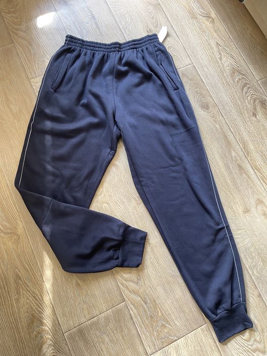 Теплі штани на манжеті спортивні брюки на резинці фліс L XL 2XL 3XL 4X