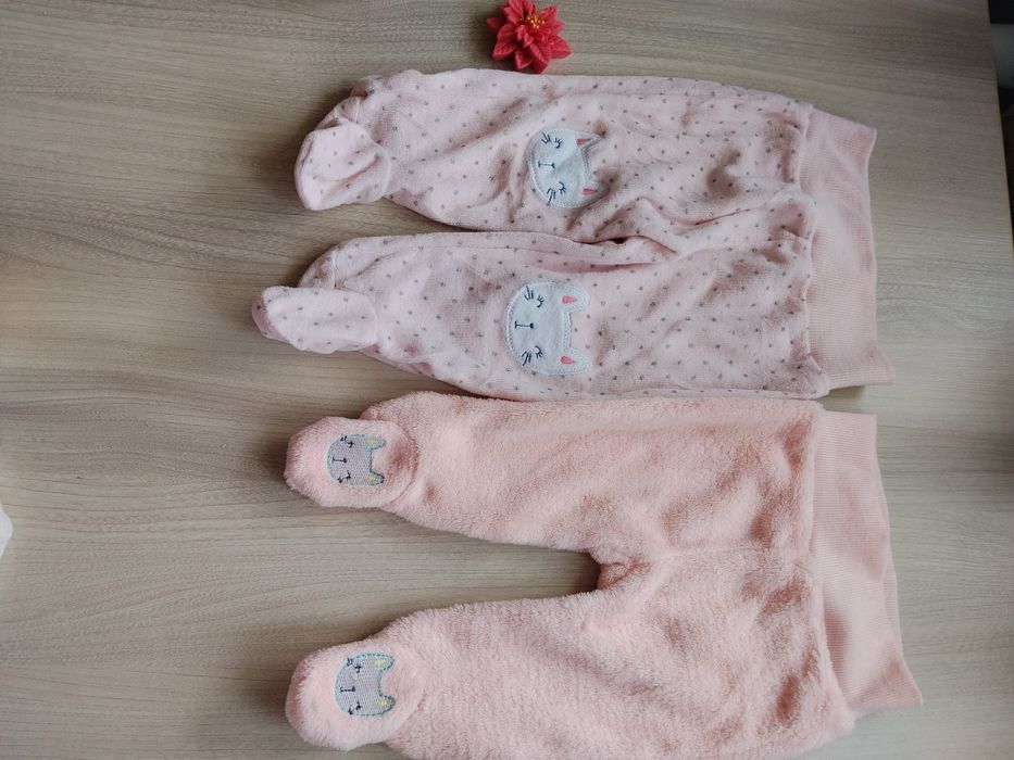 Spodenki niemowląt różowe 62