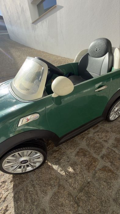 Mini cooper verde criança