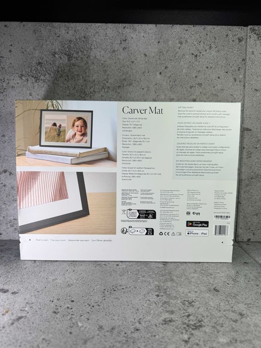 Ramka Carver Aura Mat 10.1 | NOWA |