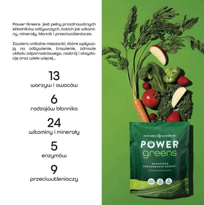1-PAK Power Greens od Nature's Sunshine