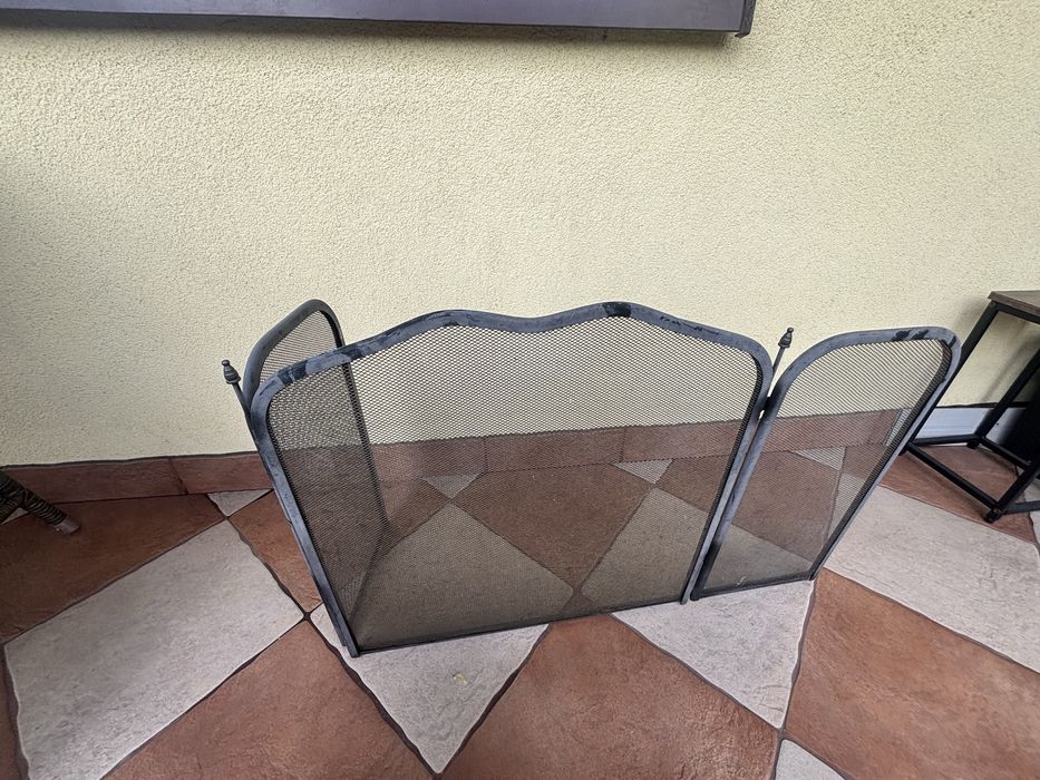 Oslona na kominek metal