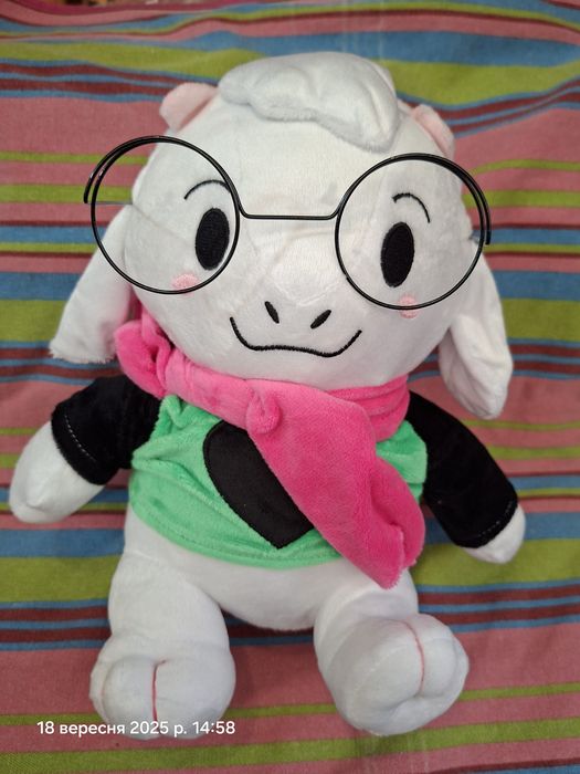 Дельтарун deltarune Ральзей без шляпы Ralsei 25 см