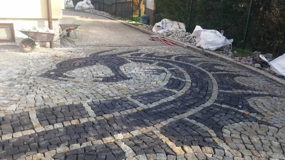 Układanie kostki granitowej Gliwice, brukarstwo, kostka granitowa
