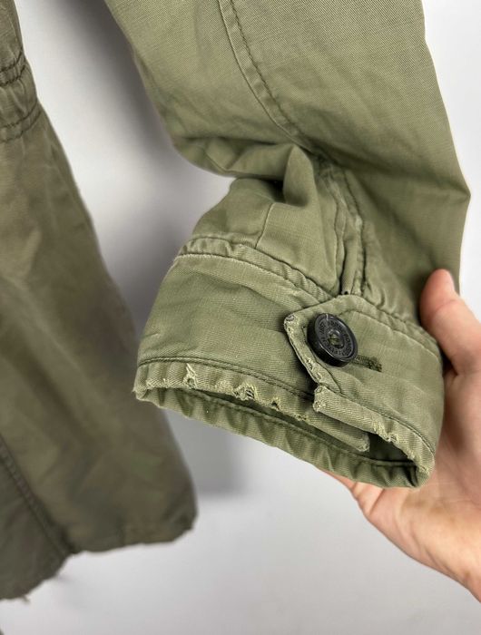 Kurtka damska ABERCROMBIE & FITCH parka z futerkiem y2k r. L