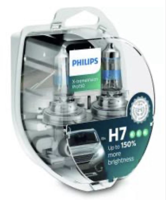 Автолампа Philips H7 X-treme VISION PRO +150%, 3700K, 2шт/блістер