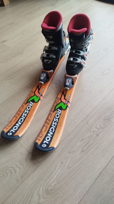 Narty z butami dla dziecka 19-20,5