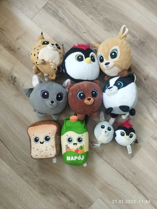 Maskotki z Biedronki 10 sztuk