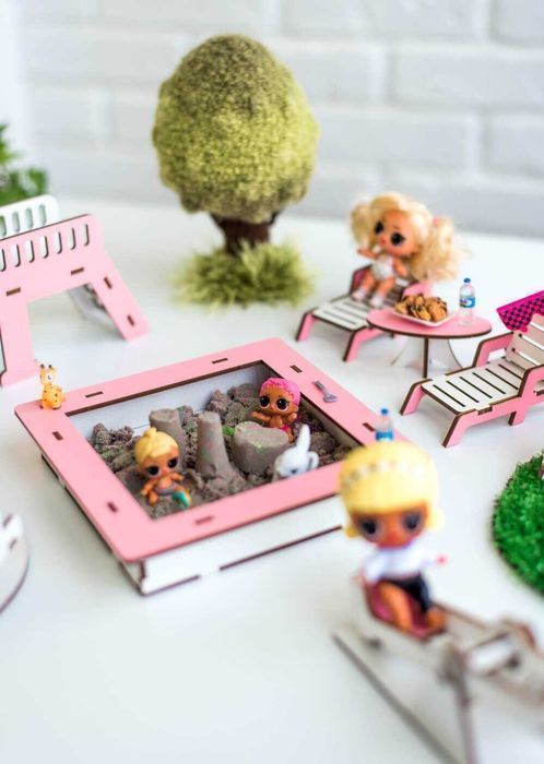 Мебель для кукол Лол меблі для ляльок гойдалка будинок подарунок діти