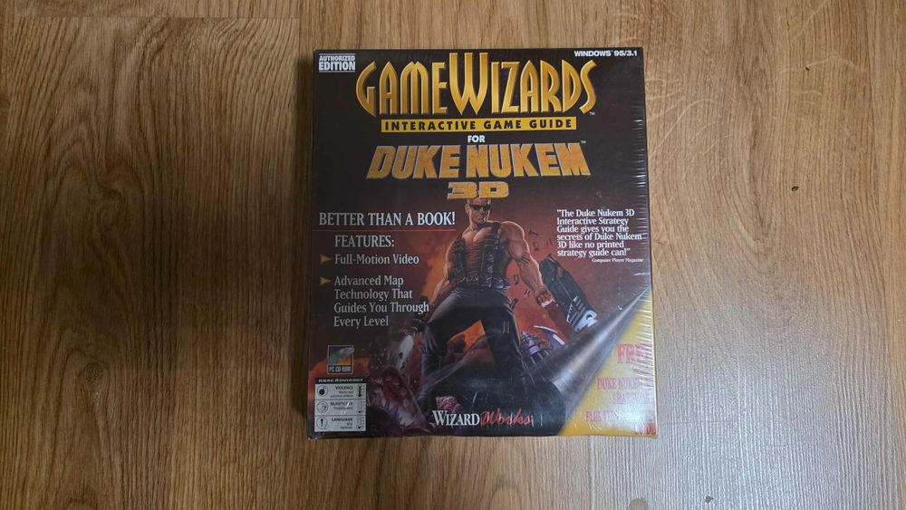 PC Duke Nukem gamewizards interactive guide premierowe wydanie big box