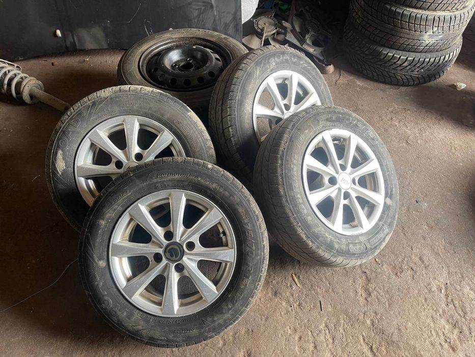 Титани з гумою r13 4*98 4*100 колеса диски резина