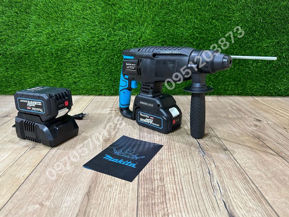 Аккумуляторный Перфоратор Makita DHR202 36V 8Ah бесщеточный 3,3 Дж