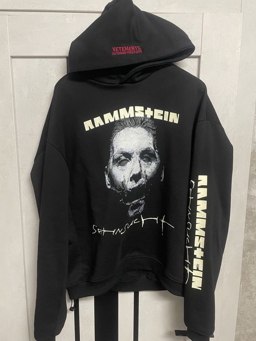 Vetements Rammstein hoodie ветементс баленсиага рик овенс оф вайт