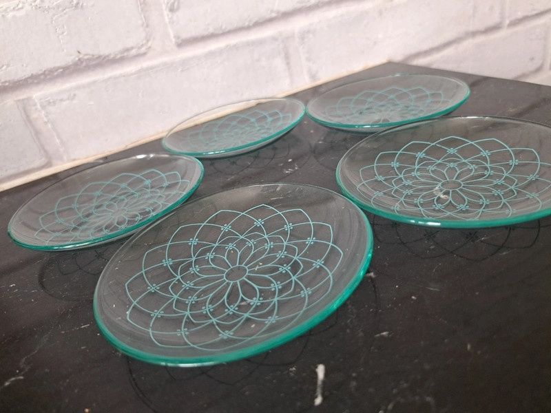 podstawek szklanych skandynawskich prl