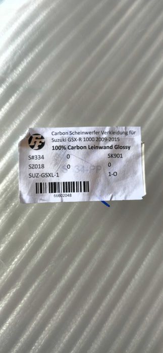 Carbonos Originais FF Carbon GSX-R 1000