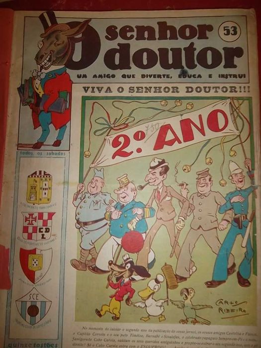 O SENHOR DOUTOR - Nº 1 a 260, primeiros cinco anos completos.
