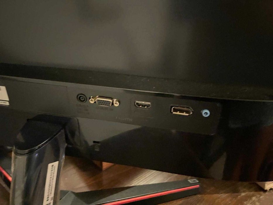 monitor preto LG
