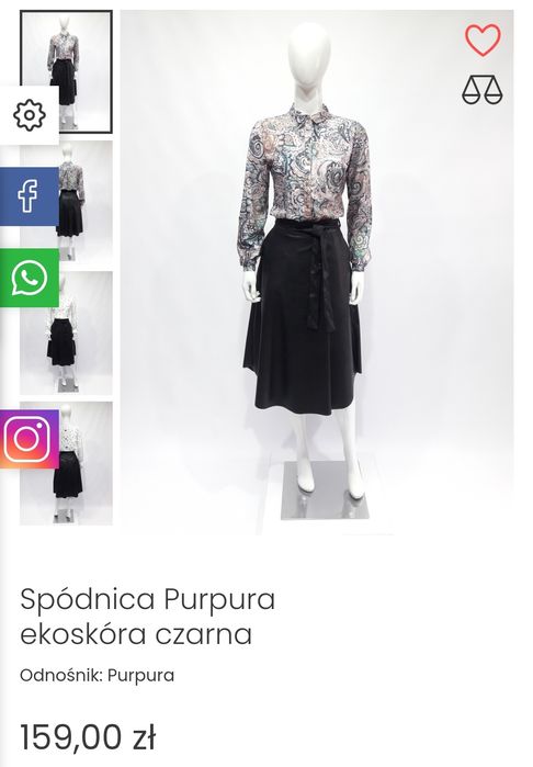 Pur pura. Nowa spódnica 36.