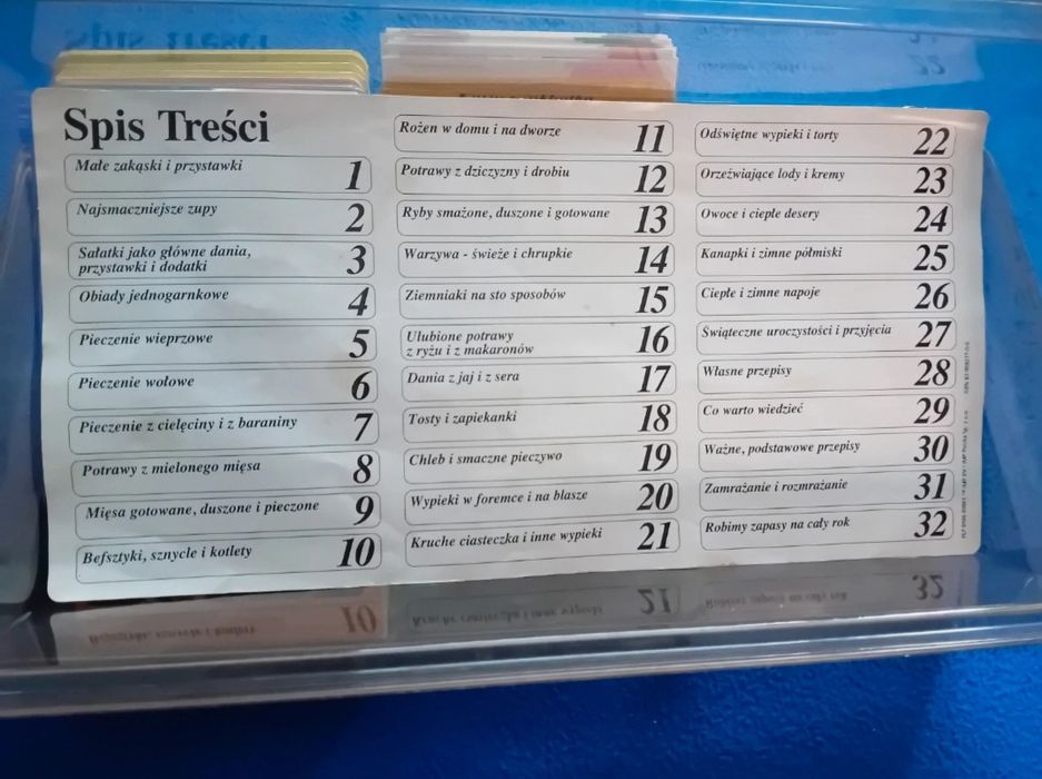 Plastikowe pudełko z pokrywką - Moje najlepsze przepisy