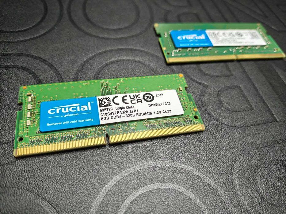 Модуль памятi DDR4 8GB/3200 Crucial CT8G4SFRA32A оперативка память ОЗУ