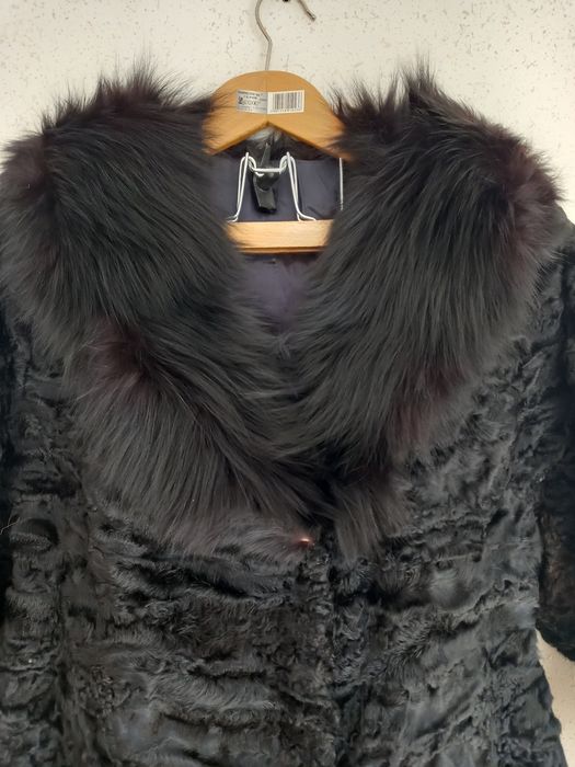 Futro karakuły 42/44 dług. 125 cm