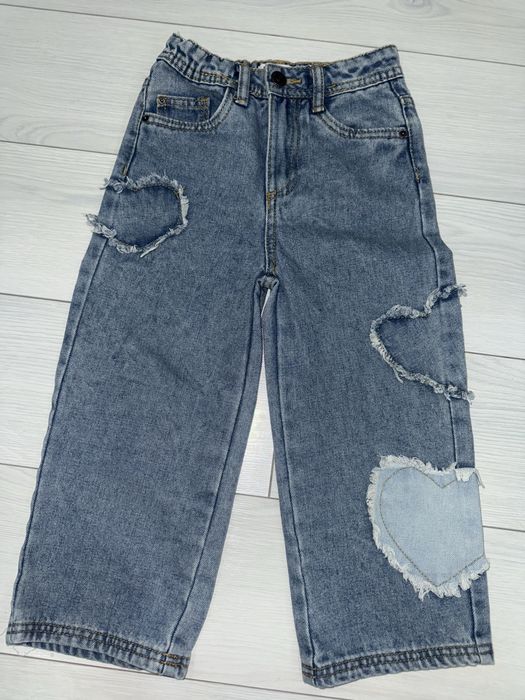 Дитячі джинси-палаццо на дівчинку, 104см