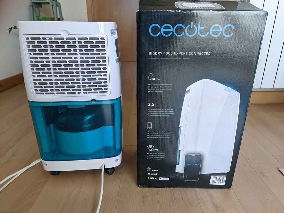 Desumidificador Cecotec Inteligente (Wi-Fi) – Vem com a caixa!