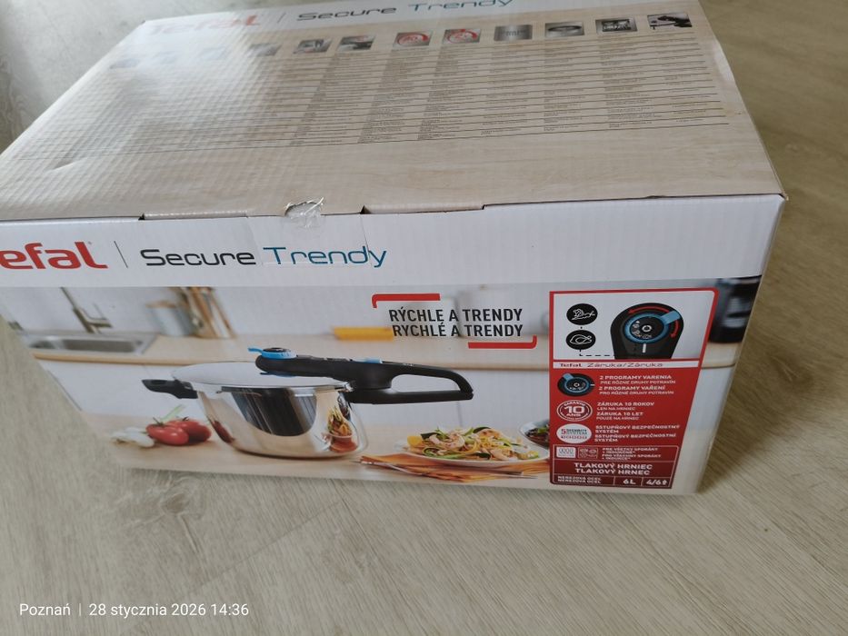 Szybkowar Tefal Secure trendy indukcja nowy