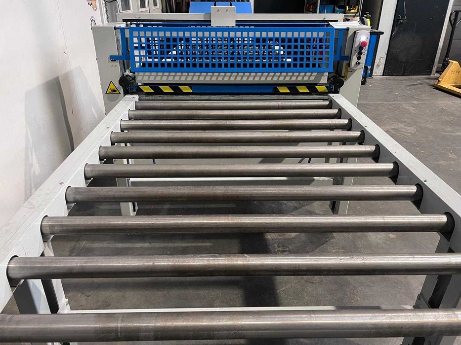 Walcowa nakładarka kleju OSAM S2R-1300 + stół talerzykowy OSMA TDM