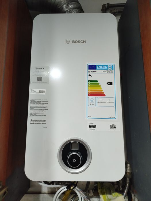 Esquentador ainda com garantia