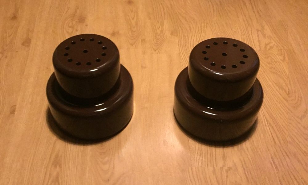 Par de candeeiros Dinamarqueses Poker mini Castanho Jo Hammerborg