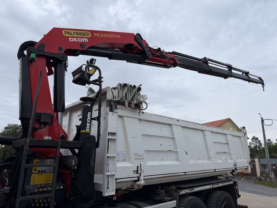 Daf 510Cv com grua e bascula