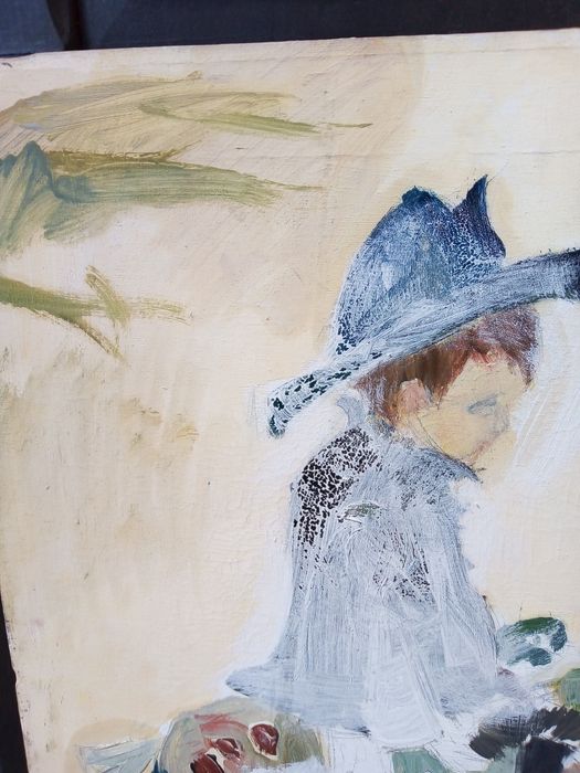 Mały rycerz uroczy obraz olejny na płótnie