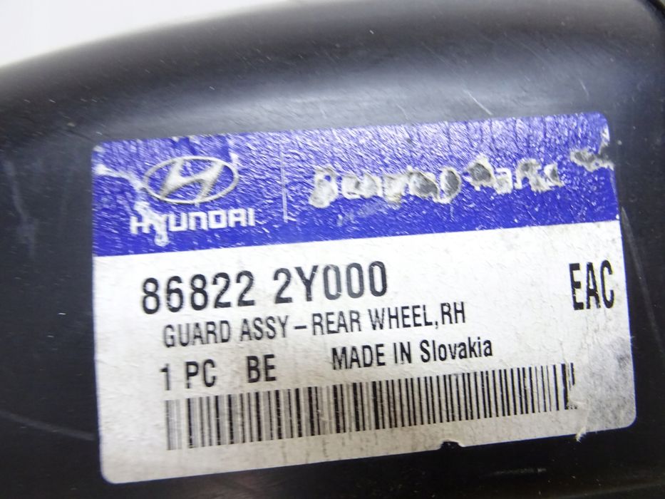 nadkole tył prawe hyundai ix35 09-13 86824-2y000